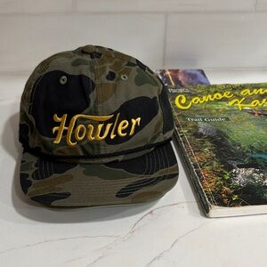 Howler Brothers Camouflage Hat with Gold Logo